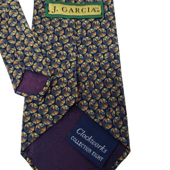 J Garcia Tie Clockworks Collection Eight 8 Classic Art Limited Suit Formal - Picture 3 of 3